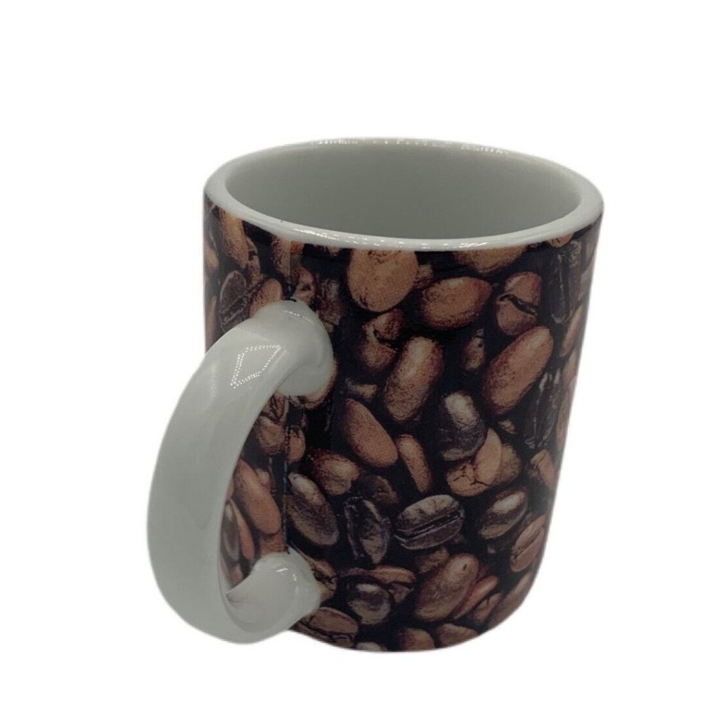 2007 Starbucks Demitasse Espresso Coffee Beans Mini Mug Cup 2.9 oz Cappuccino